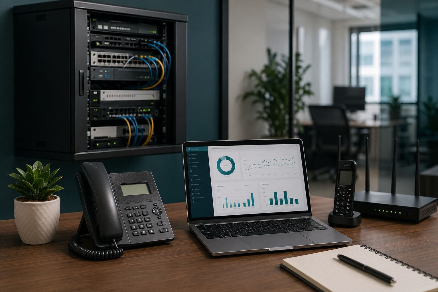 Cloud PBX and on-premise PBX comparison workspace