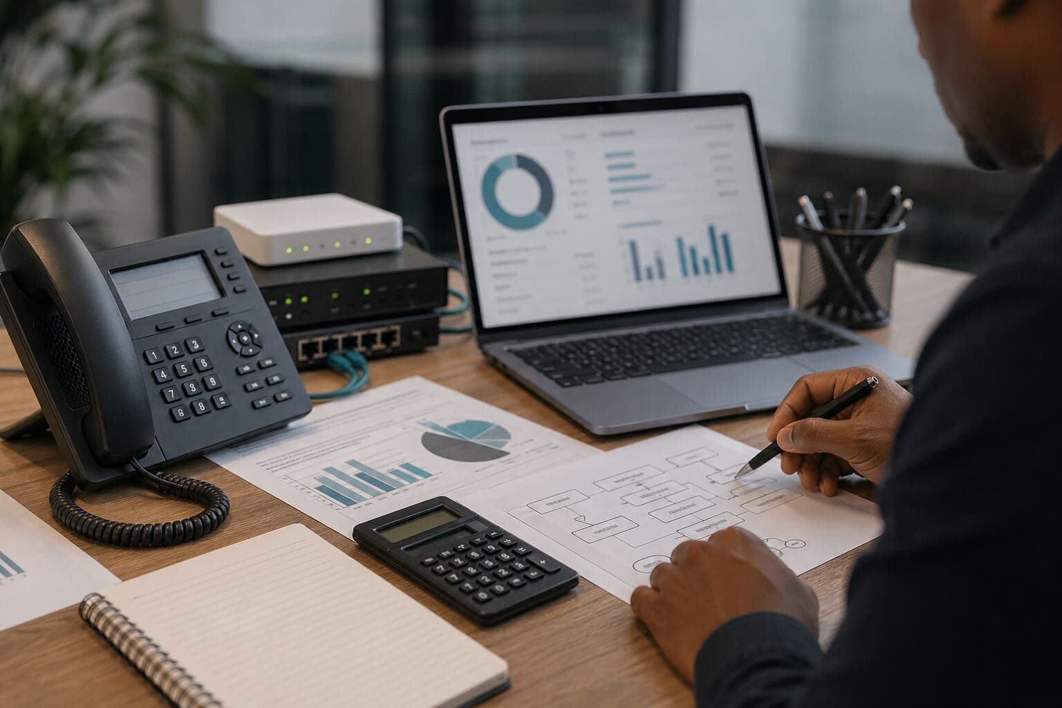 Telecom cost profile planning workspace